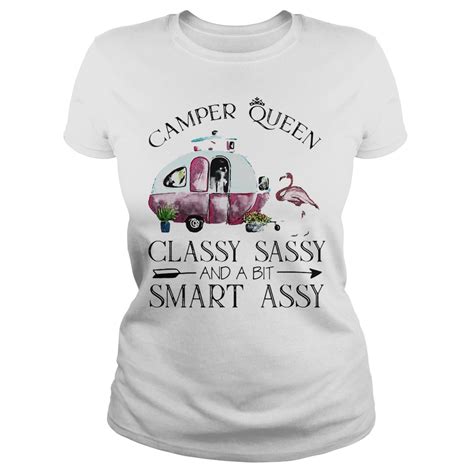 camper queen classy sassy and a bit smart assy t shirt premium