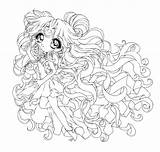 Sureya Deviantart Chibi Pages Coloring Sailor Moon Anime Luna sketch template
