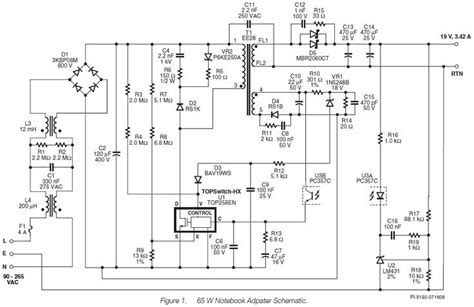 laptop power adapter circuit diagram circuit ideas  projects  schematics  robotics