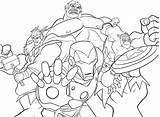 Coloring Avengers Pages Printable Getcolorings sketch template