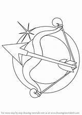 Sagittarius Zodiac Symbol Tutorials Drawingtutorials101 sketch template