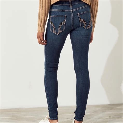 hollister jeans classic stretch midrise super skinny jeans poshmark