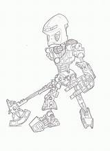 Coloring Bionicle Pages Popular sketch template