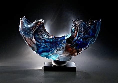 Nobscot By Caleb Nichols Art Glass Sculpture Glass Art
