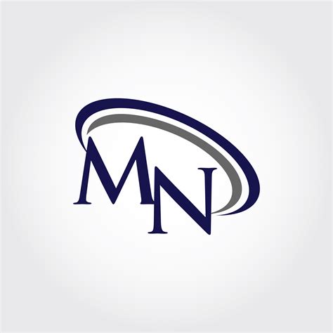 monogram mn logo design  vectorseller thehungryjpeg