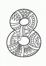 Coloring Pages Kids Number sketch template
