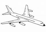 Vliegtuig sketch template