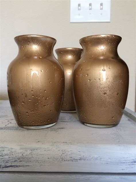 Gold Mercury Glass Vases By Lillyparc On Etsy