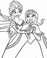 Elsa Coloring Pages Christmas Printable Color Frozen Getdrawings Getcolorings sketch template