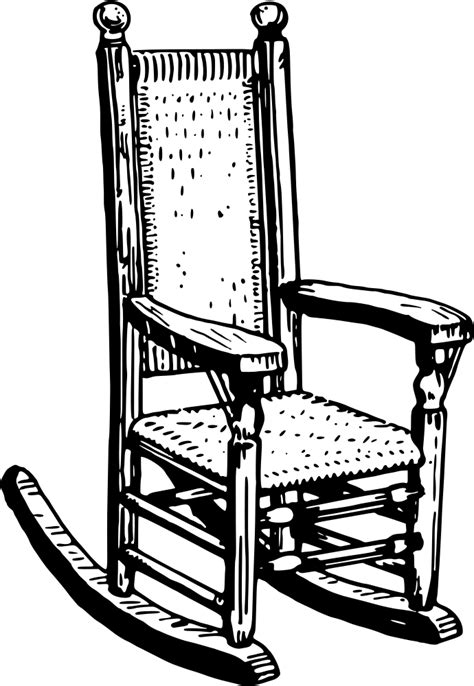 Onlinelabels Clip Art Rocking Chair 2