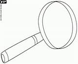 Detective Glass Magnifying Coloring Pages Sherlock Holmes Gif Printable Oncoloring sketch template