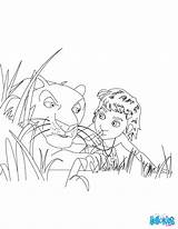 Bagheera Mowgli Jungle Coloring Book Pages Disney Color Drawing Hellokids 3d Print Online Choose Board sketch template