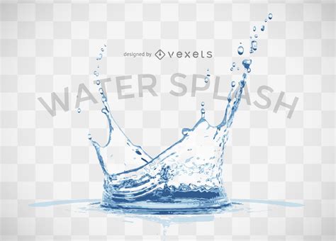 realistic water background vector