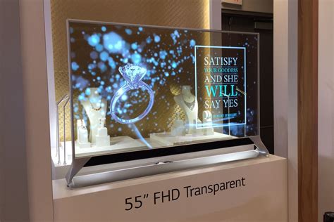 lgs futuristic screens  rollable transparent  transparent screen transparent tv