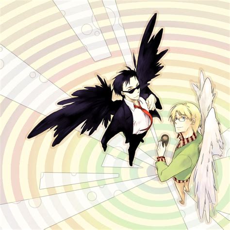 good omens devil and angel by zzigae on deviantart