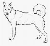 Siberian Huskies Realistic Pngkey Showy Smallimg Craftwhack Seekpng sketch template