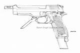 Beretta 93r Drawing Baron Engel Study Deviantart sketch template