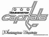 Capitals Nhl Coloringhome Minnesota Hockey sketch template