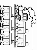 Train Coloring Pages Printable Kids Preschool Template Alphabet Crafts Activities Worksheets Worksheet Preschoolers Clipart Number Trains Numbers Printables Transportation Print sketch template
