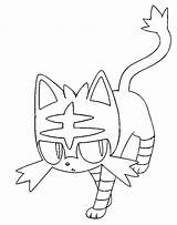 Pokemon Litten Coloring Pages Flamiaou sketch template