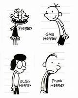Wimpy Kid Diary Coloring Pages Characters Gregs Tagebuch Kids Book Print Books Do School Party Printable Lego Greg Character Kinney sketch template