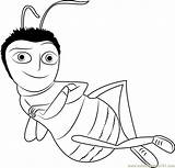 Bee Movie Coloring Pages Coloringpages101 Cartoon Movies Color Kids sketch template