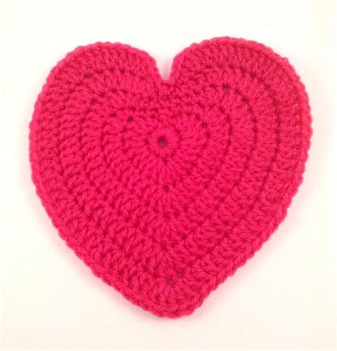 big heart shape crochet pattern  sophiesknitstuff crochet patterns
