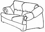 Sofa Coloring Pages Sofa2 sketch template