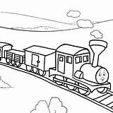 Caboose Train Drawing Getdrawings Railroad Coloring sketch template
