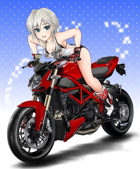 pin by randy smith on バイク anime motorcycle bike drawing bike art