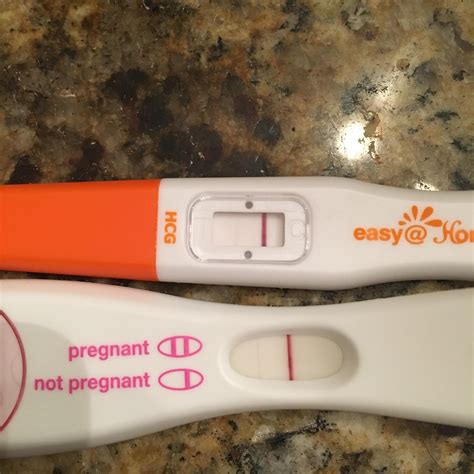 easy  home pregnancy test faint positive   home