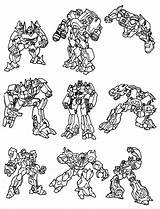 Transformers Coloring Pages Kids Fun sketch template