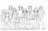 Group Coloring Anime Color Girls Deviantart Remixx Contest Pages Girl Groups Warrior Manga Drawings Popular Coloringhome sketch template