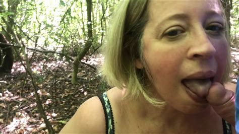 public adventures caught by spying stranger in the forest streaming