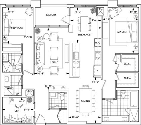 two old mill by tridel gph10 floorplan 2 bed and 2 5 bath