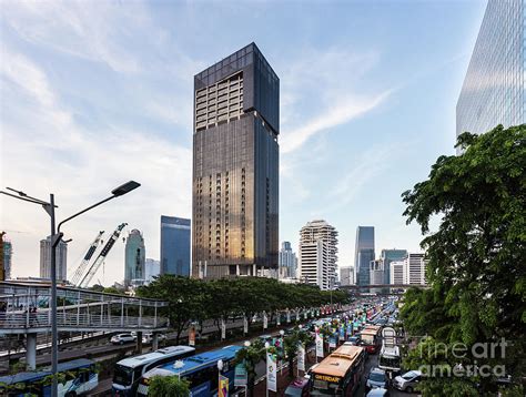 Traffic Jam In Jakarta Business District Indonesia