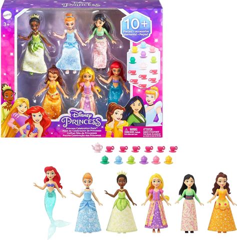 amazoncom mattel disney princess toys small doll party set