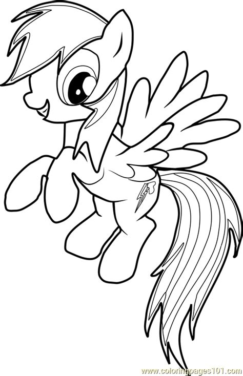 pony rainbow dash  coloring pages infoupdateorg