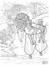 Crossing Joshua Israelites sketch template