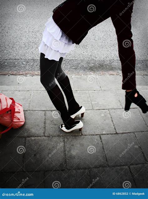 girl falling  stock photography image