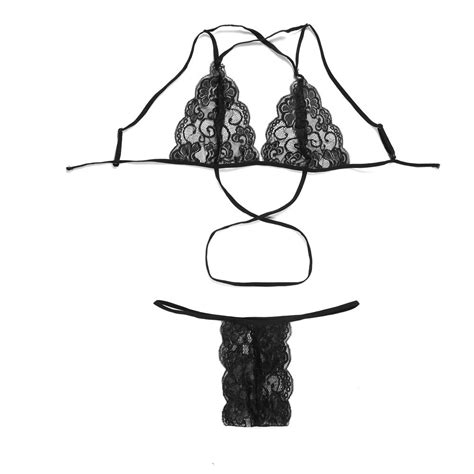 women sexy lingerie braset wirefree new lace cross belt hollow female