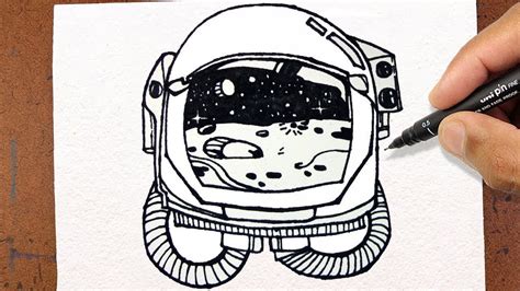 como desenhar astronauta and espaÇo tatuagem youtube