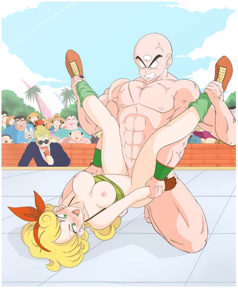 Rule 34 Bad Launch Blonde Hair Caisama Dragon Ball Launch Sex Tien