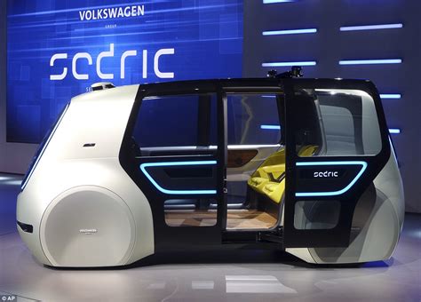 volkswagen unveils  driving concept car sedric