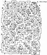 Maze Mazes Dover Doverpublications sketch template