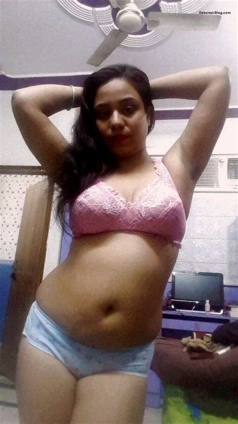 desi spectacled girl posing in skimpy bra panties flashing boobs pics 4