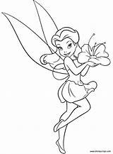 Coloring Pages Fairies Disney Tinkerbell Fairy Rosetta Printable Clarion Kids Queen Periwinkle Drawing Princess Print Color Cute Tinker Bell Disneyclips sketch template