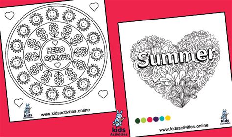 printable coloring pages  adults kids activities