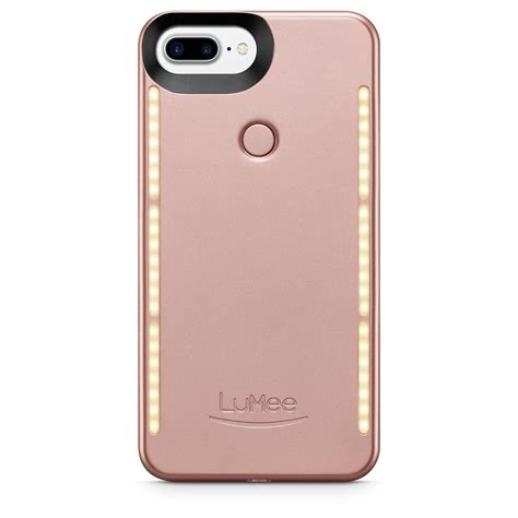 lumee light  case  shown  pink