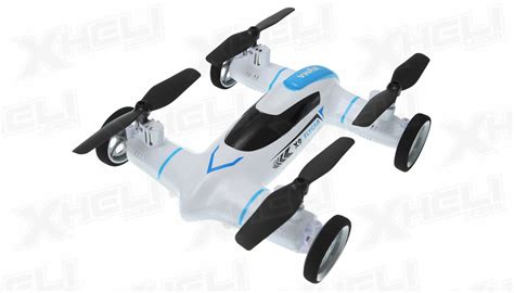 syma  flying car ch rc quadcopter drone land sky  degree flip ghz rtf white